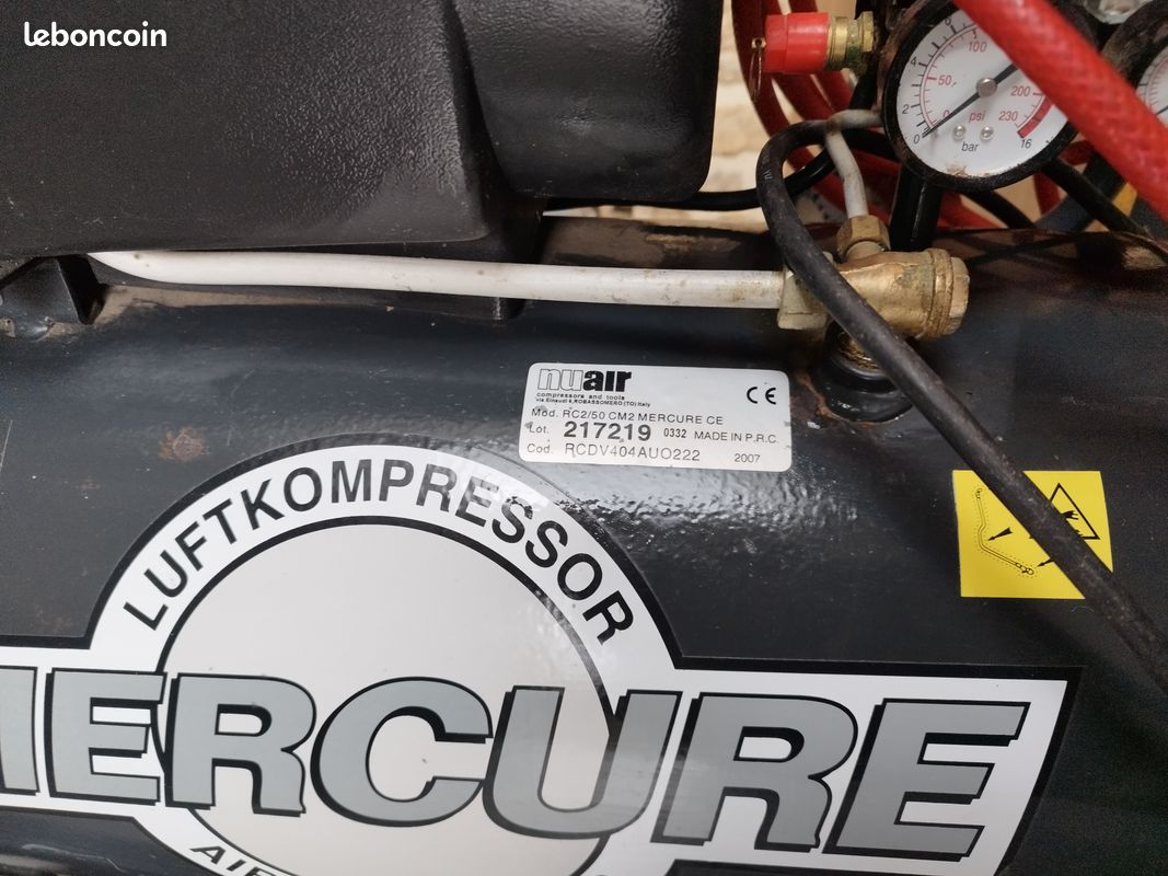 Compresseur HP2 Lt 50 Mercure (image 2)