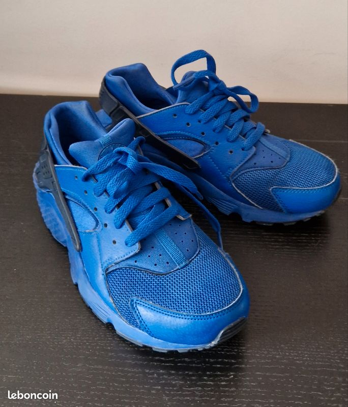 Nike Huarache bleues Pour info la chaussure Huarache chausse plus