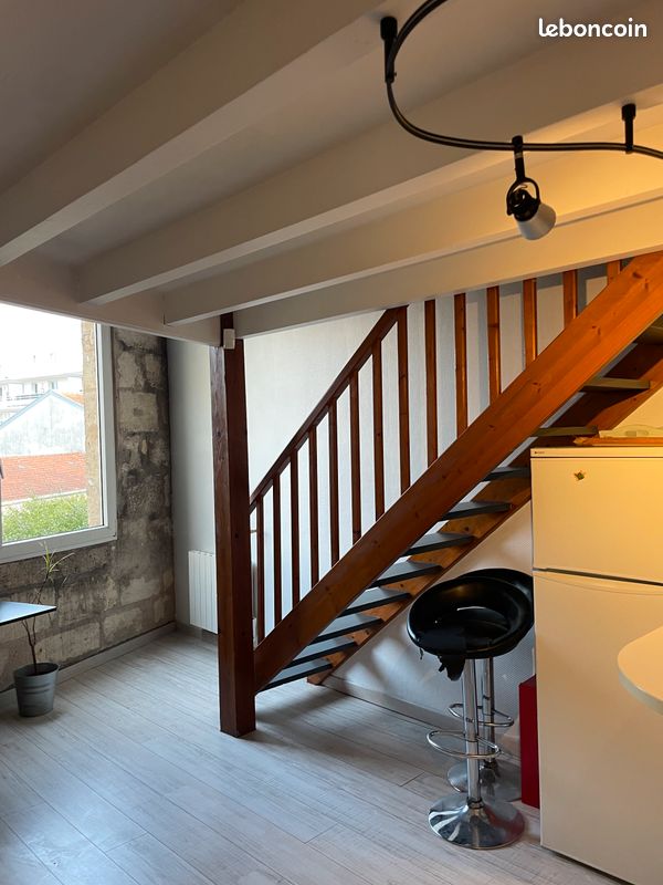 Studio mezzanine meublé 33m2 Bordeaux Francois de Sourdis 690CC - Locations