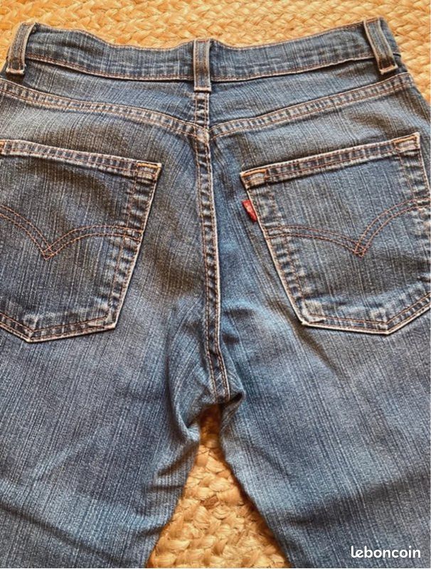 Denim Levis Taille Basse Taille Basse Pantalon Jeans Homme Taille