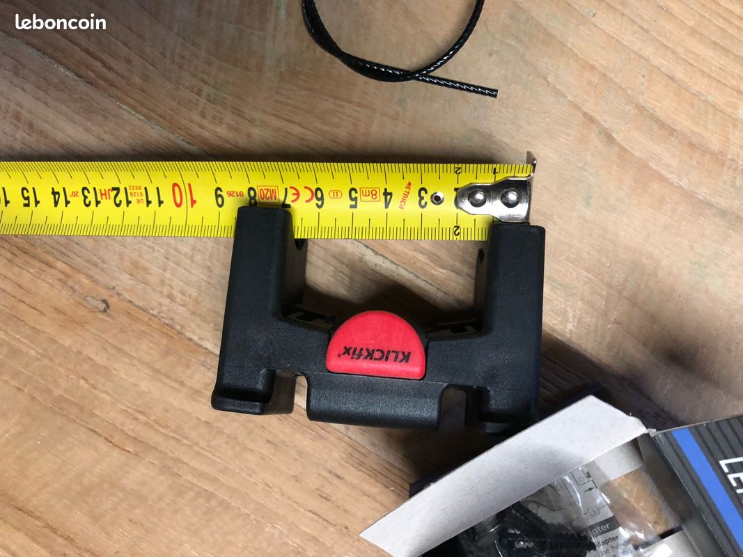 KLICKfix adaptateur de guidon emballé, noir, universel guidons de 22-26 mm (image 2)