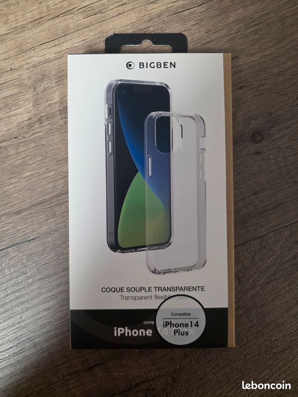 Coque transparente neuve iPhone 14 plus (image 1)