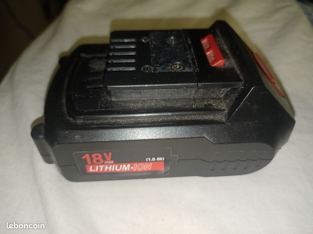 Batterie lithium-ion très bon état 18v 1.5ah (image 1)