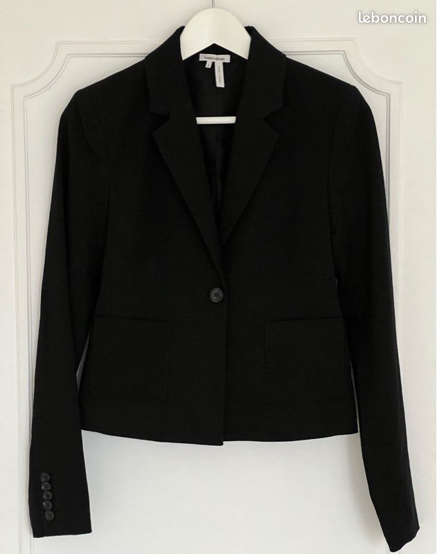 Veste noir MANOUKIAN taille 34 (image 1)
