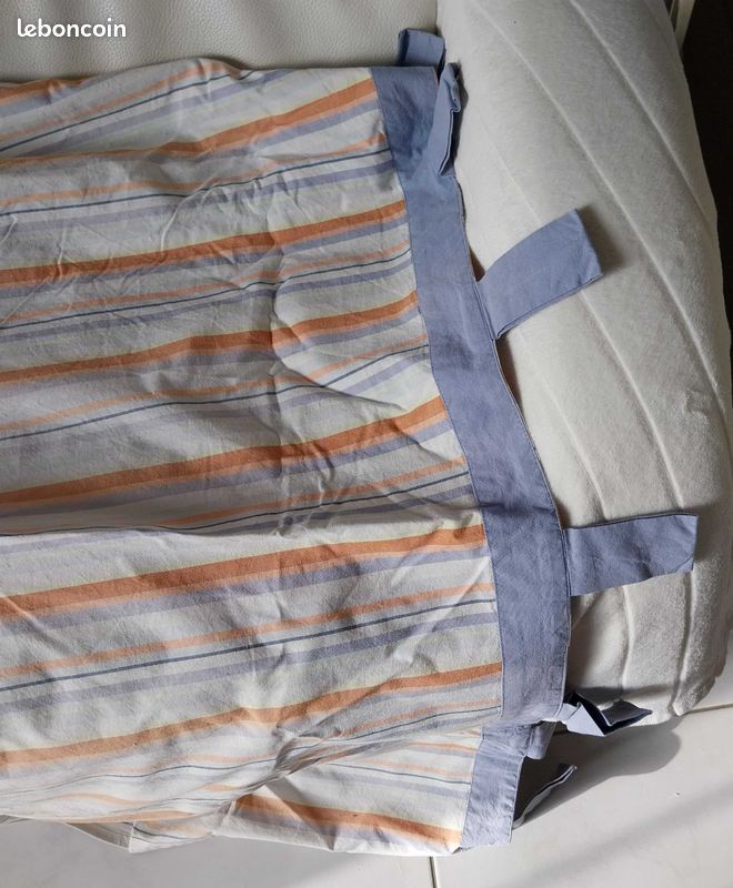 Dessus de lit + tête de lit + rideaux (ensemble complet) (image 4)