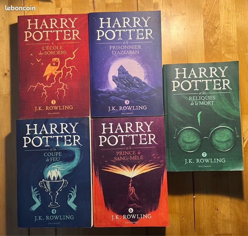 5 livres Harry Potter - édition Galimar (image 1)