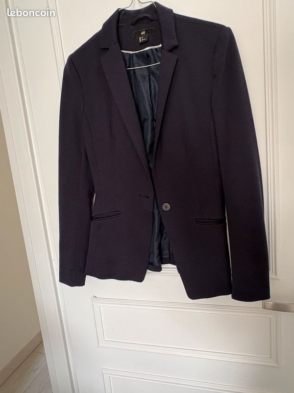 Blazer bleu marine H&M (image 1)