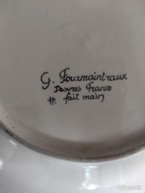Plat en faience de Desvres (image 2)