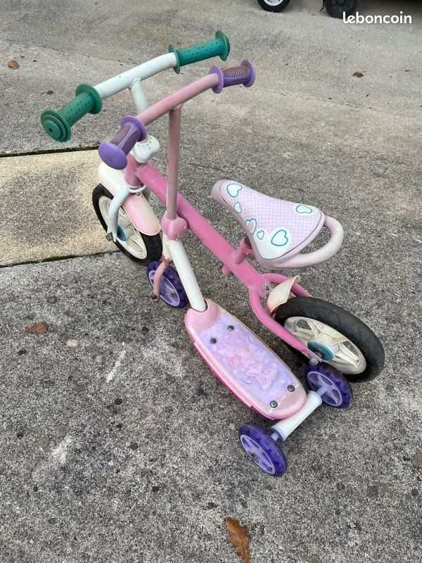 Lot trottinette et draisienne (image 1)