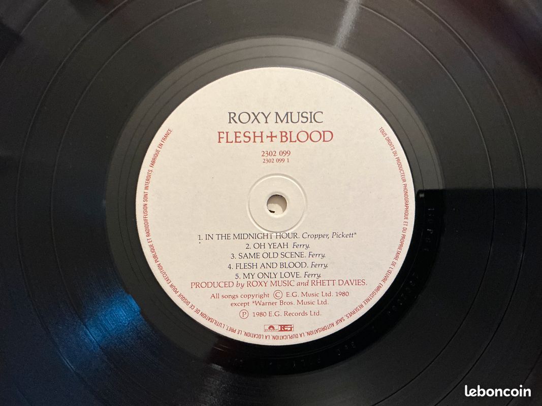 Vinyle Roxy Music – Flesh + Blood (1980) 🎧 (image 5)