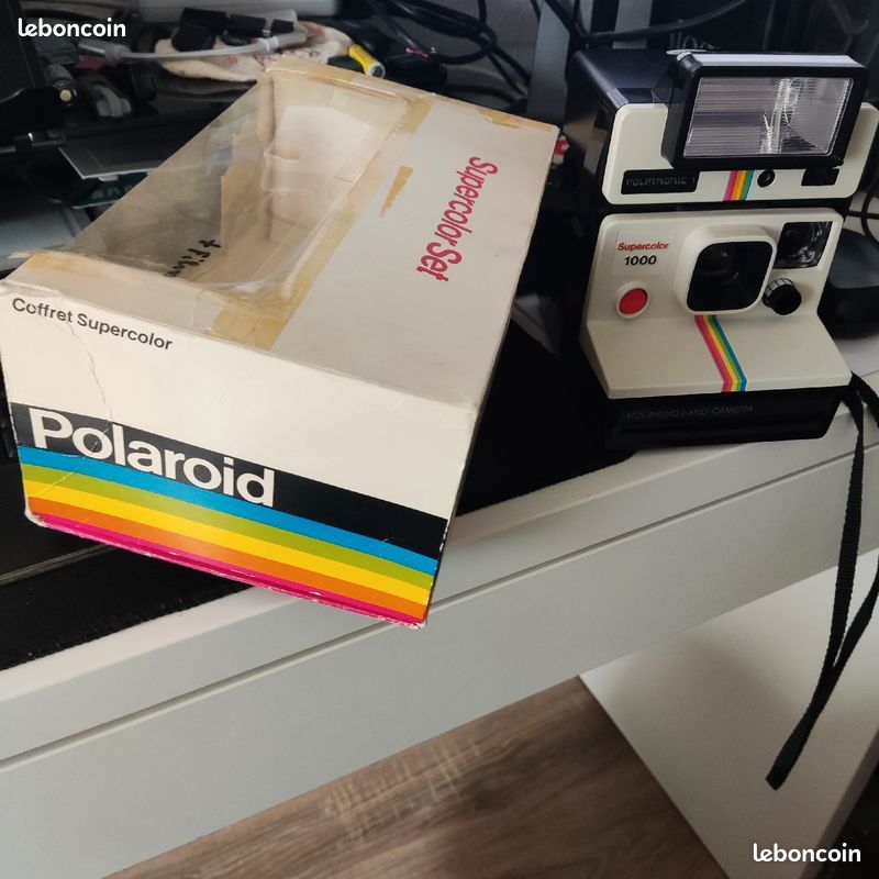 Appareil photo Polaroid Supercolor 1000 avec module flash Polatronic 1 - Photo, audio & vidéo