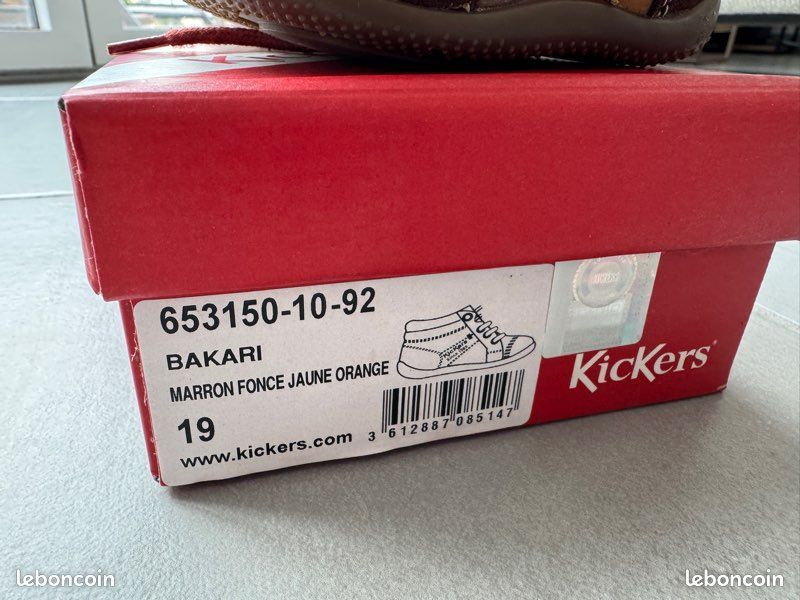 Chaussures Bébé Kickers Bakari marron taille 19 (image 5)