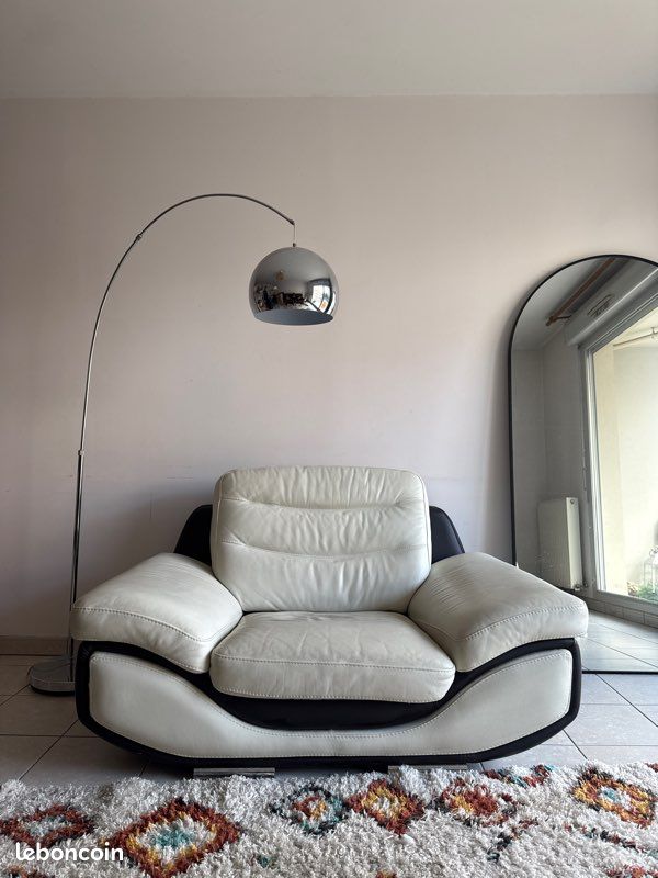 Fauteuil cuir vintage (image 1)