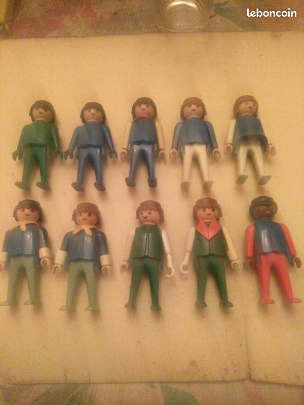 Lot 10 playmobil vintage (image 1)