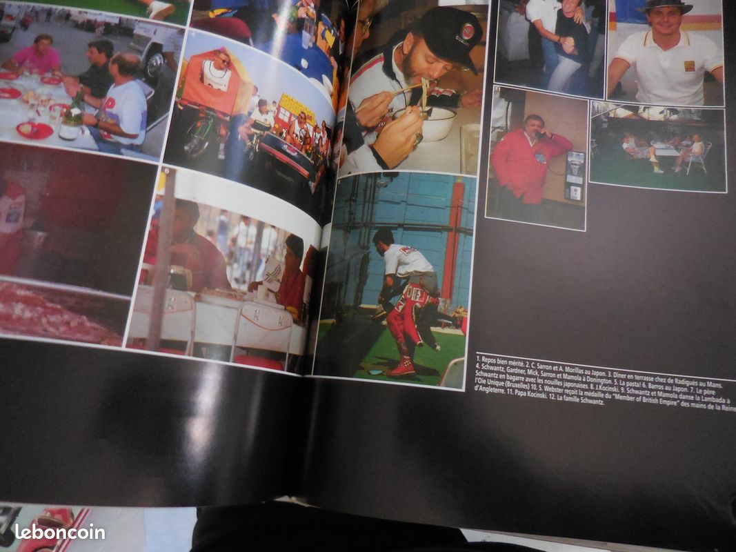 Grand livre des prix motos 1990/1991 et le poster de christian sarron, tbeg d'epoque soigne (image 6)