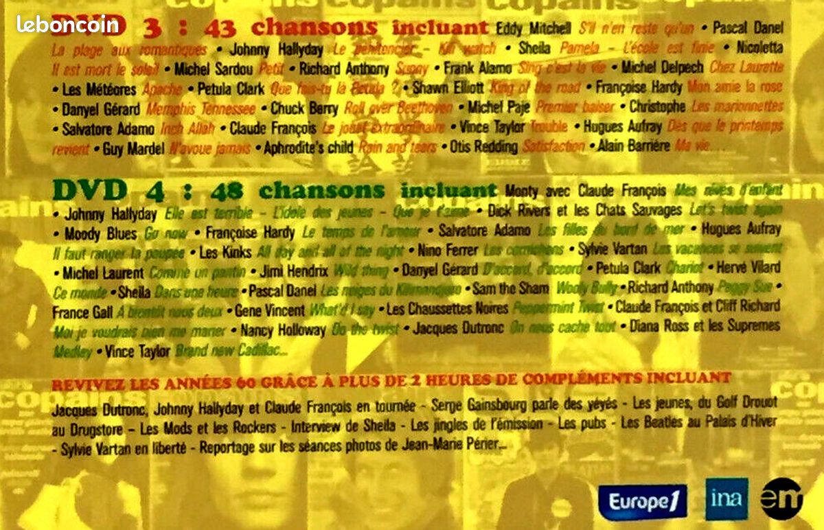 Salut Les Copains - L'intégrale 4DVD en Coffret NEUF - DVD - Films