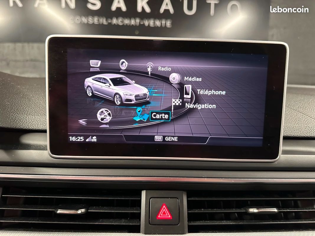 AUDI A5 SPORTBACK 1.4 TFSI 150 S tronic 7 Design Luxe | SUIVI COMPLET + VIDANGE DE BOITE OK 17380 (image 23)
