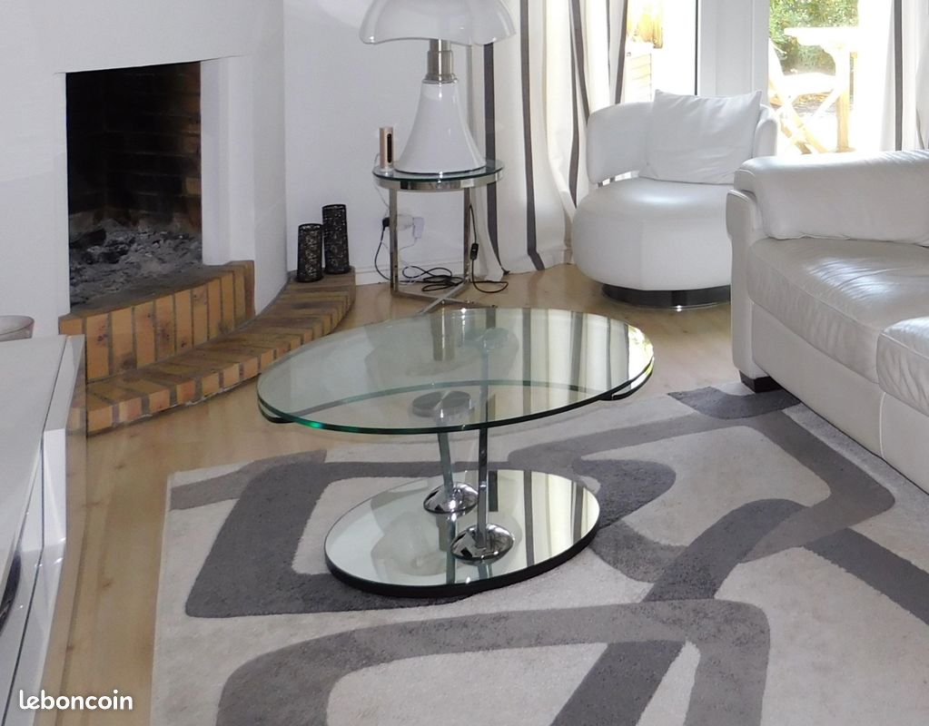 Table Basse en verre Roche Bobois (image 1)