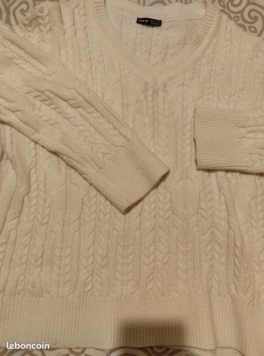 Shein - Pull en maille T. M (image 4)