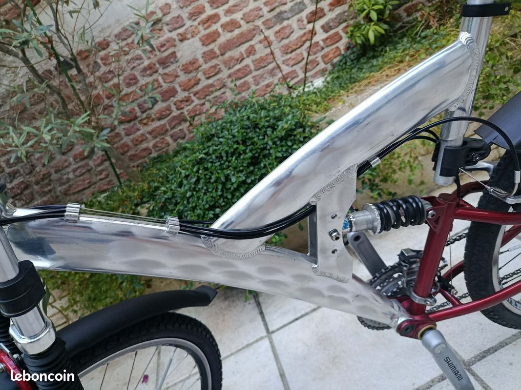 VTT 26" tout suspendu – Custom chrome - Nombreuses pièces neuves (image 5)