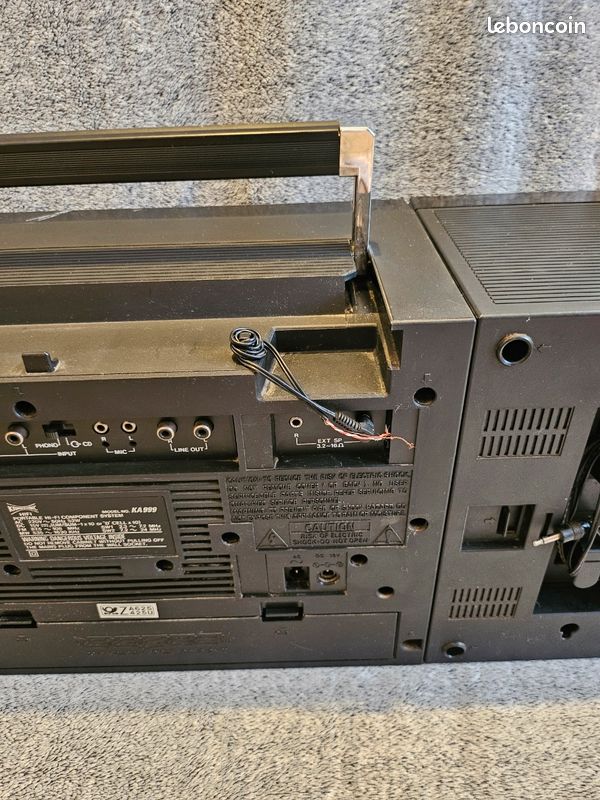 Lot de 2 Ghetto blaster boombox (image 6)