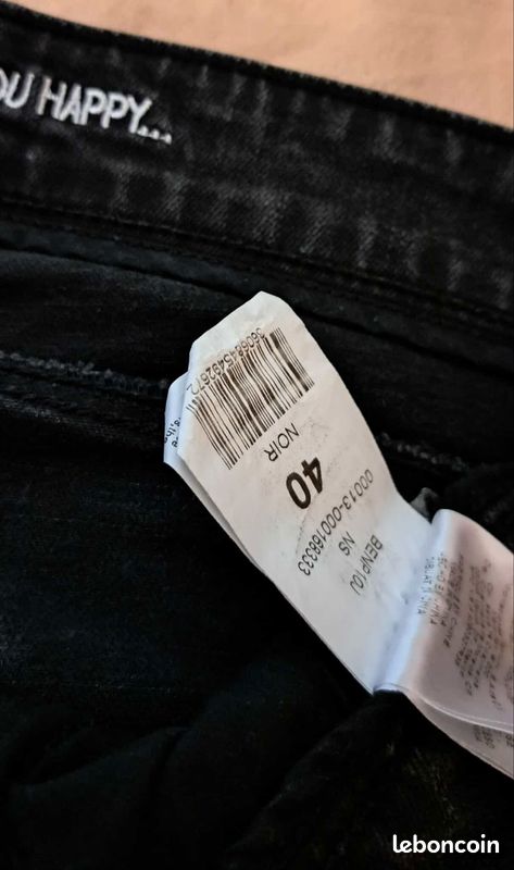 Jeans NafNaf noir 40 (image 7)