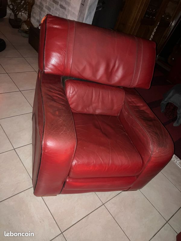Canapé cuir (image 5)