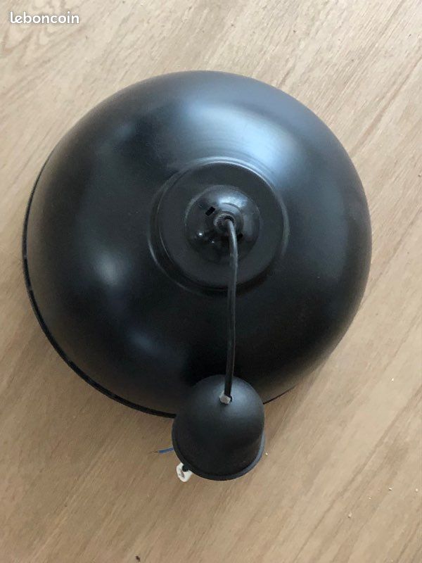 Suspension dome métal noir mat COREP Little Dock D.31 cm (image 8)