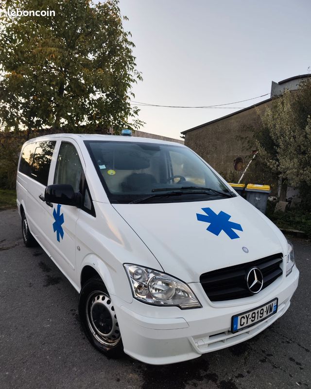 2013 Mercedes Vito 116 CDI 163 ch vasp ambulance places W639