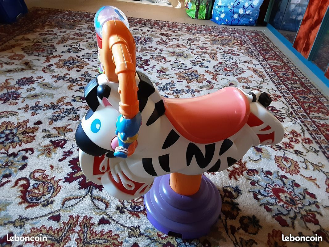 Zèbre tourni-rebond fisher price dès 1 an (image 2)