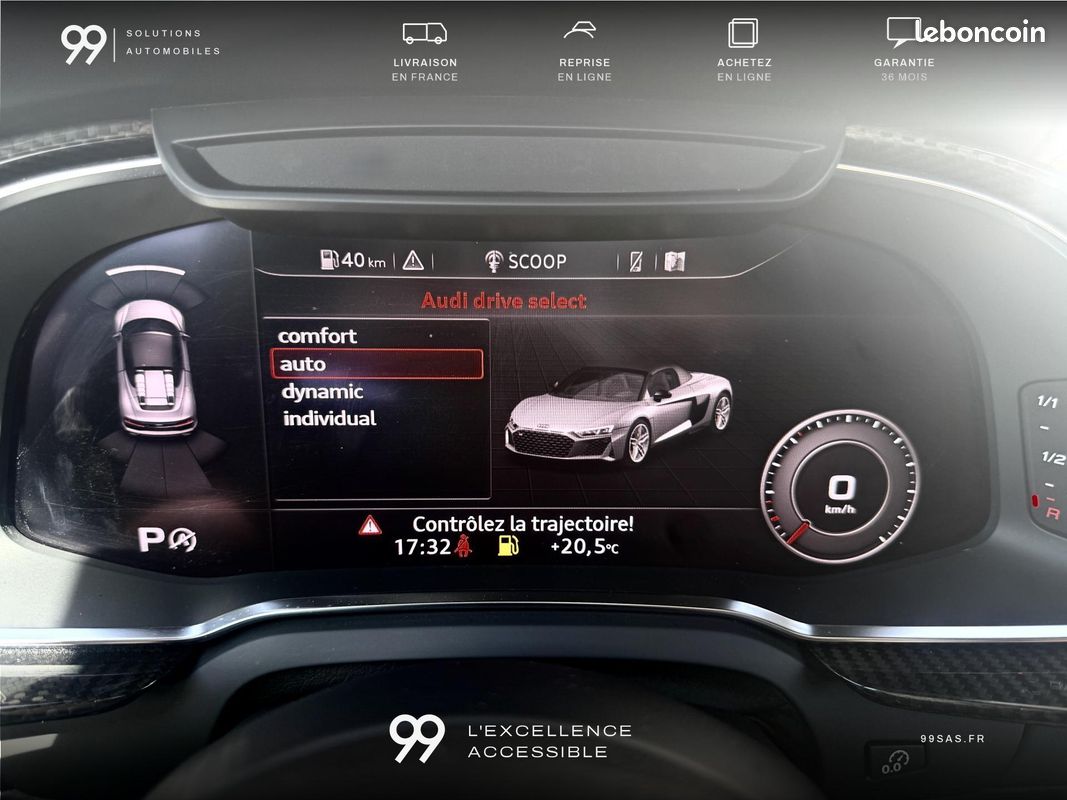AUDI R8 Spyder V10 620ch Performance malus payé Miltek Carbon Full LOA 1521e/ MOIS LIVRAISON REPRISE (image 38)