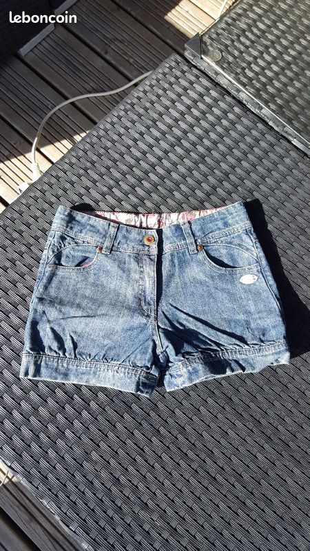 Short fille Jean sergent major 10 ans (image 1)