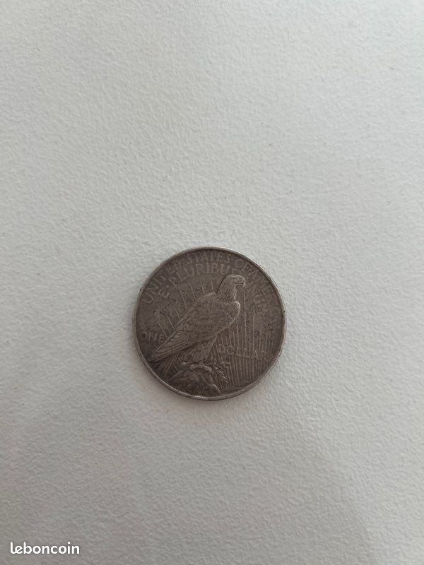 Pièce 1 dollar argent 1922 (image 3)