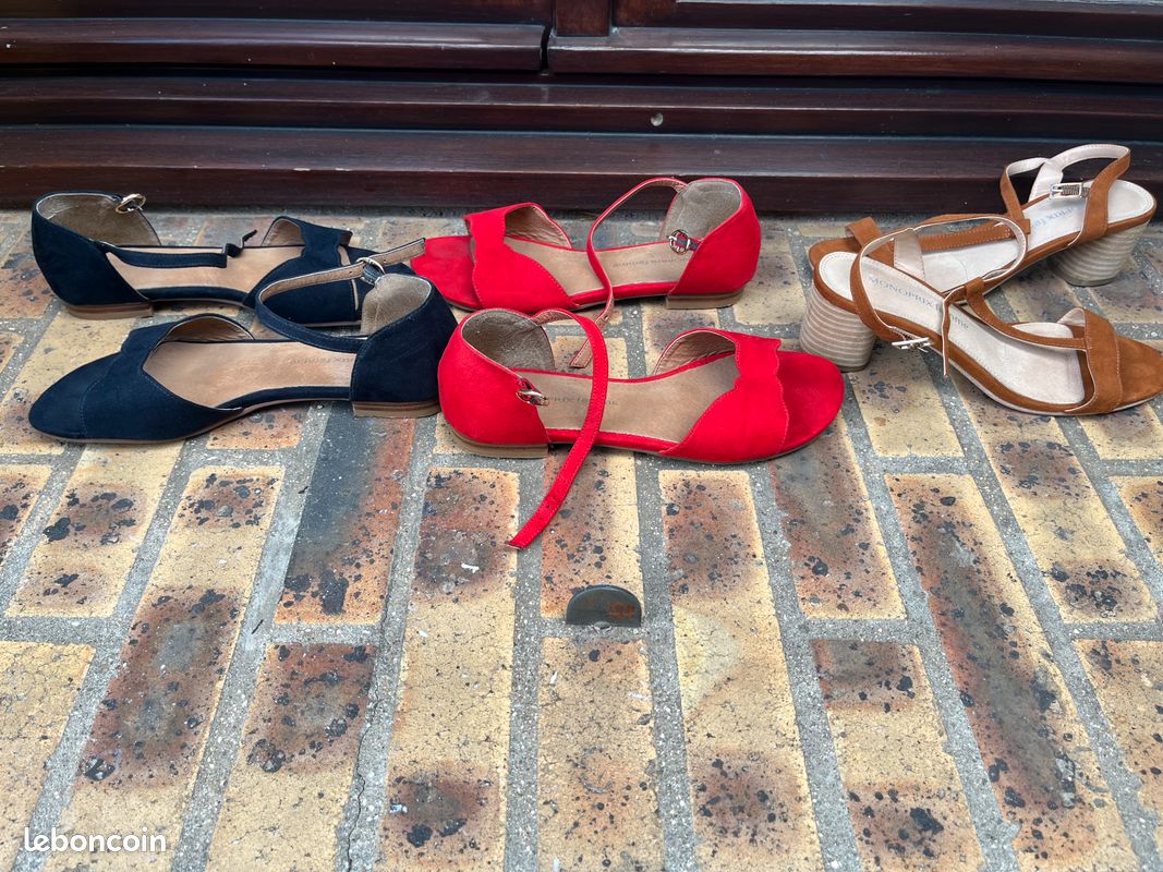 Chaussons Sandale Doree Monoprix Sandales Talon Sandales Monoprix