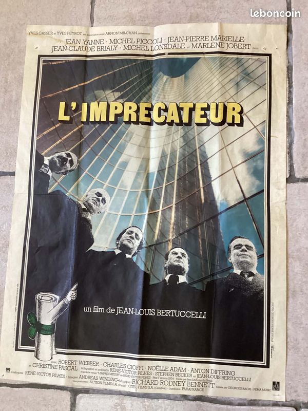 Affiche de cinéma L'Imprecateur 40x52 (image 1)