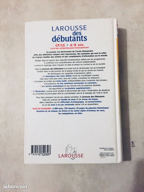 Dictionnaire Larousse des débutants 6 / 8 ans (image 2)