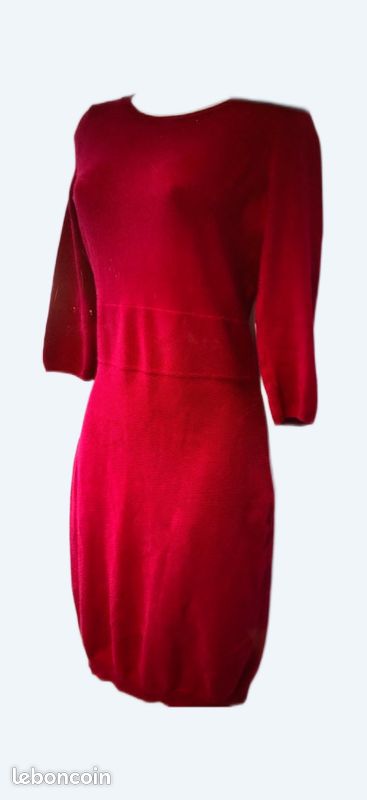 Robe longue Mango framboise taille M (image 1)