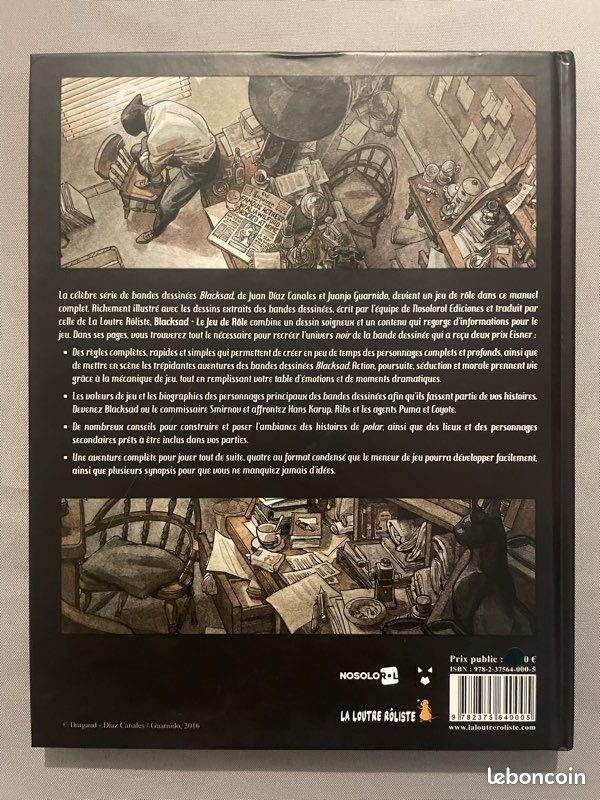 Blacksad, le jeu de rôle - Livre de base (image 4)