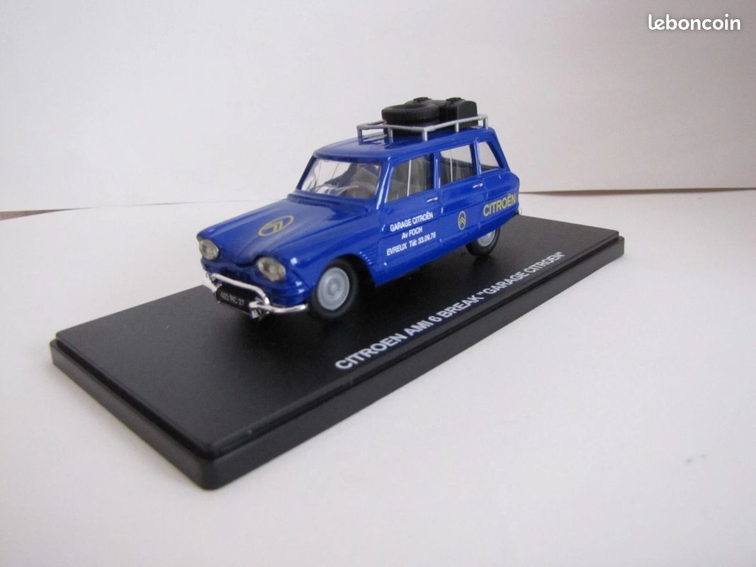 ATLAS UNIVERSAL HOBBIES CITROEN ID DS ID 19 BREAK AMBULANCE 1/43 IN BOX #7495004