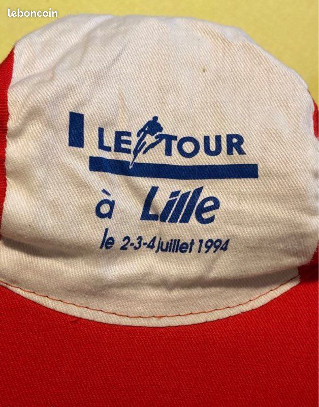 Casquette Vélo Vintage – Publicitaire Tour De France, Cyclisme, Occasion