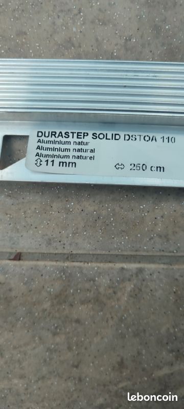 Baguette finition carrelage aluminium (image 3)