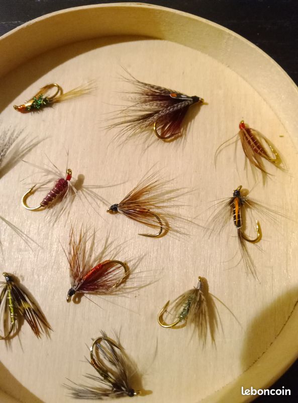 Artificielles Pêche à La Mouche Lot De 12 Mouches De Pêche Silverbrook