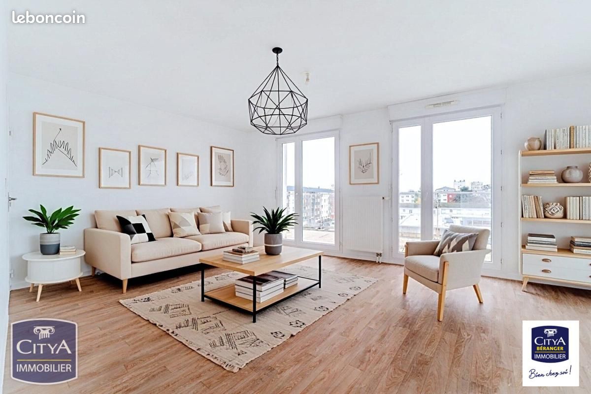 Appartement 3 pièces 60 m² · à Joué-lès-Tours · 60 m² · 153 000 €