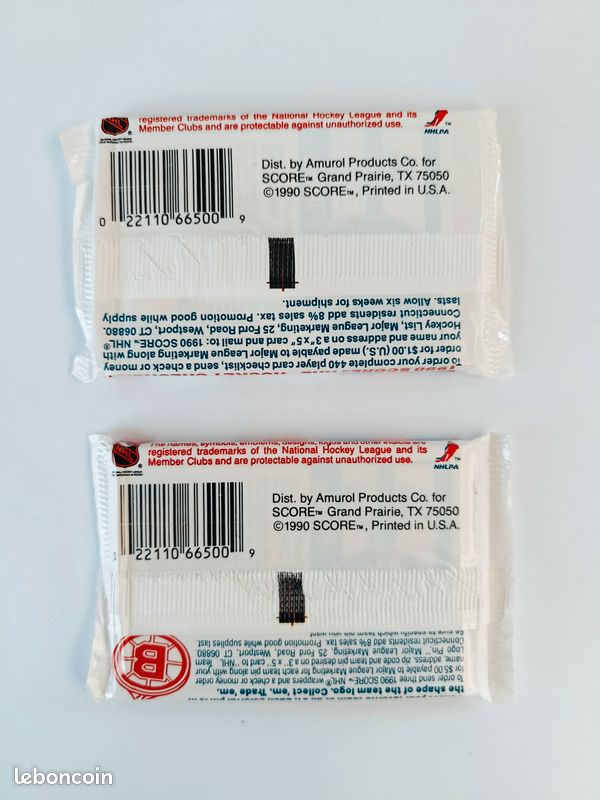 Lot de 2 cartes de Noël doublées
