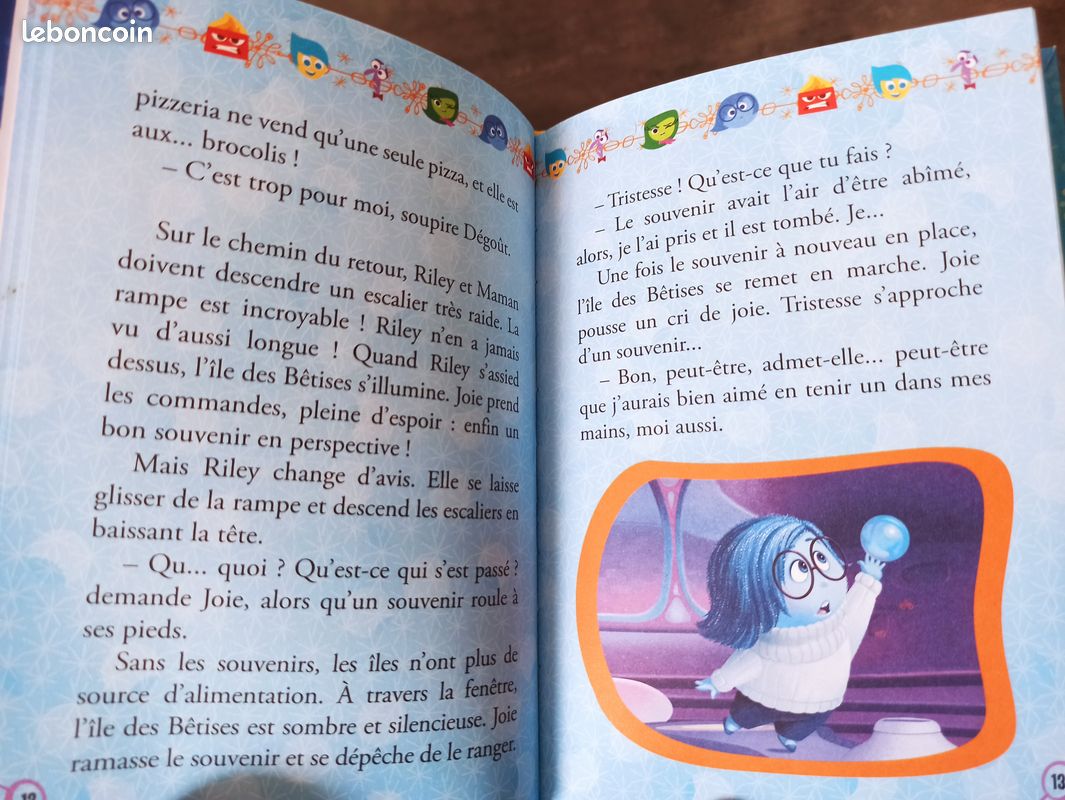 🎬 Lot 2 Livres : Les Minions + Vice-Versa (Disney Pixar) - Bibliothèque Rose (image 11)