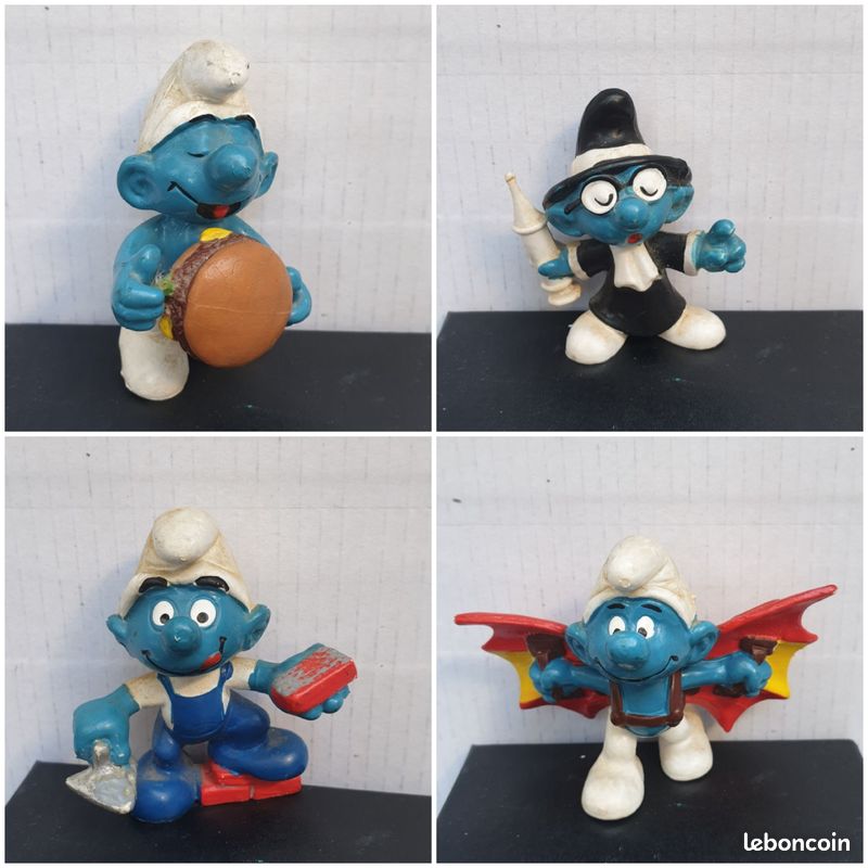Figurine Schtroumpf – Chambre De La Schtroumpfette – 40602 – 1983 W. Germany – Peyo Schleich