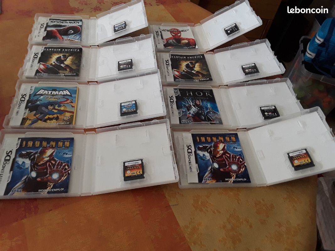 8 jeux nintendo ds marvel +12 ans 10 euros le jeu (image 2)