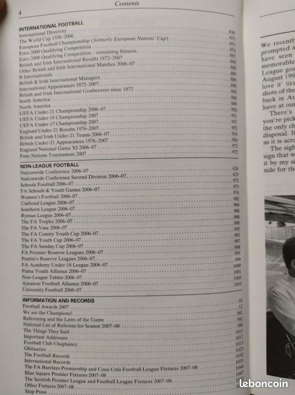 Gmail Méssagerie SKY SPORTS FOOTBALL Yearbook 2006 2007 EUR 4,90