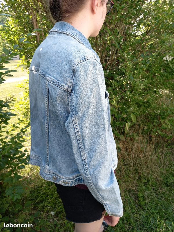 Veste en jeans Made in ITALY Marque HALLHUBER Taille 40 (image 4)