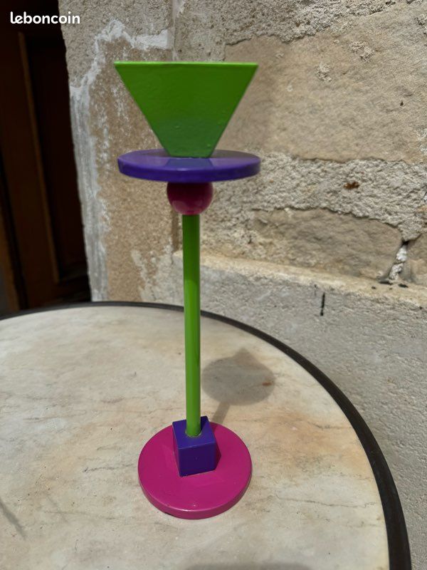 Bougeoir métal Konfetti par Anna Efverlund Vintage Ikea 1995